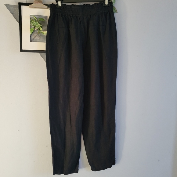 Blank NYC Linen Pull On Drawstring Pants S - Picture 2 of 10